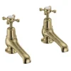 Burlington Gold Claremont Basin Taps 5"