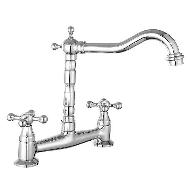 Britannia Classic Bridge Sink Mixer - Chrome 3 Britannia Classic Bridge Sink Mixer - Chrome - Image 3