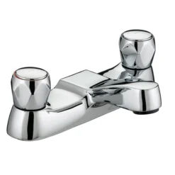 Bristan - Club Bath Filler - Chrome With Metal Heads