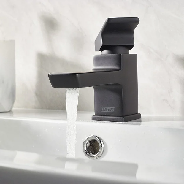 Bristan Cobalt Black Mono Basin Mixer With Clicker Waste 5 Bristan Cobalt Black Mono Basin Mixer With Clicker Waste - Image 5