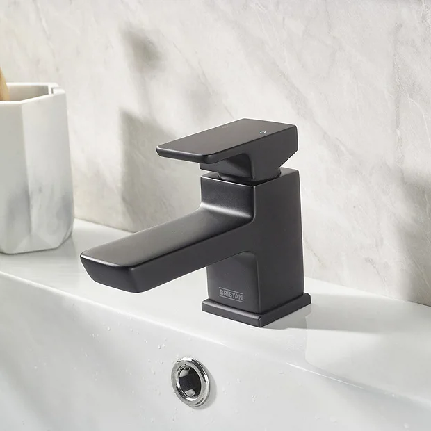Bristan Cobalt Black Mono Basin Mixer With Clicker Waste 6 Bristan Cobalt Black Mono Basin Mixer With Clicker Waste - Image 6