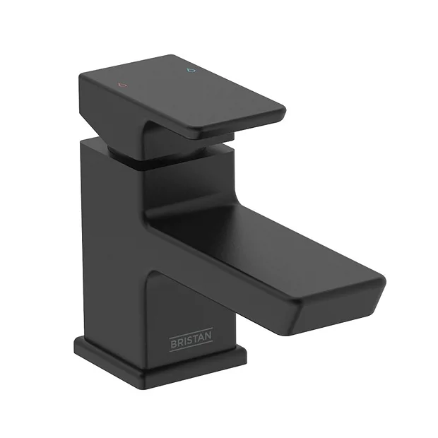 Bristan Cobalt Black Mono Basin Mixer With Clicker Waste 2 Bristan Cobalt Black Mono Basin Mixer With Clicker Waste - Image 2