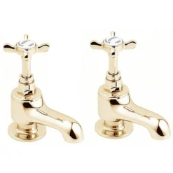 Deva Coronation Bath Taps - Gold