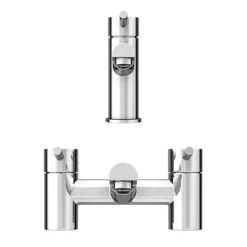 Cruze Modern Bathroom Tap Package (Bath + Basin Tap) -Faucet Shop crzpkd3