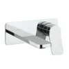 Crosswater Glide II Chrome Wall Mounted 2 Hole Set Basin Mixer
