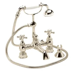 Heritage - Hartlebury Bath Shower Mixer - Vintage Gold