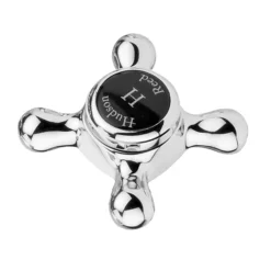 Hudson Reed Topaz Black Bath Taps - Chrome