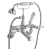 Hudson Reed Topaz Lever Wall Mounted Bath Shower Mixer + Shower Kit