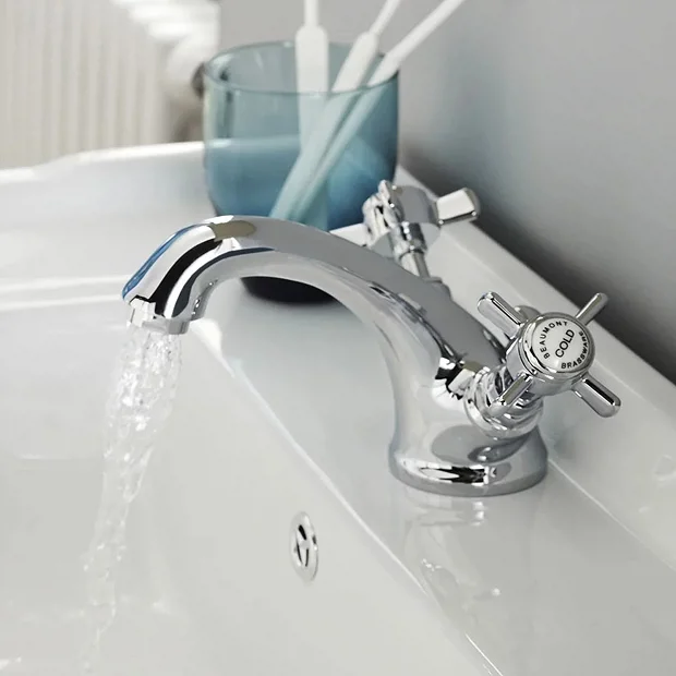 Nuie Traditional Beaumont Mono Basin Mixer Tap + Pop Up Waste 1 Nuie Traditional Beaumont Mono Basin Mixer Tap + Pop Up Waste