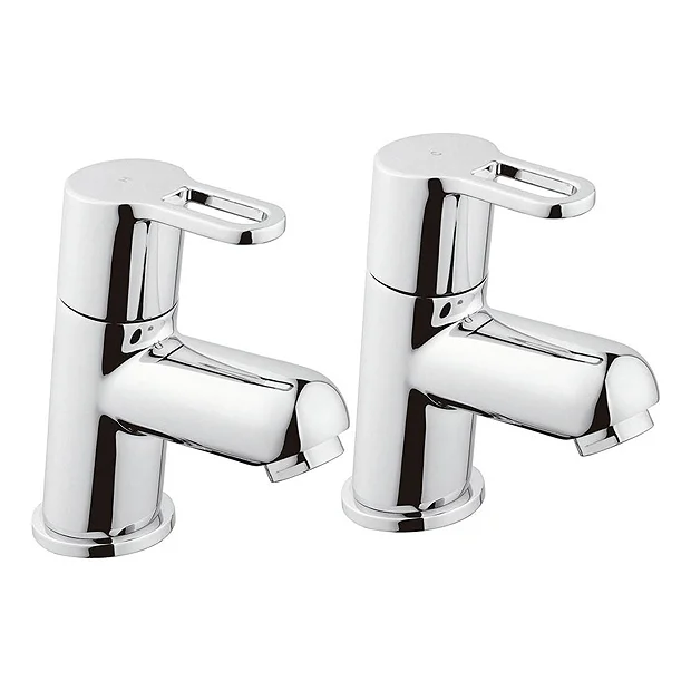 Bristan Jive Bath Pillar Taps Chrome 1 Bristan Jive Bath Pillar Taps Chrome