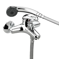 Bristan Java Contemporary Wall Mounted Bath Shower Mixer - Chrome