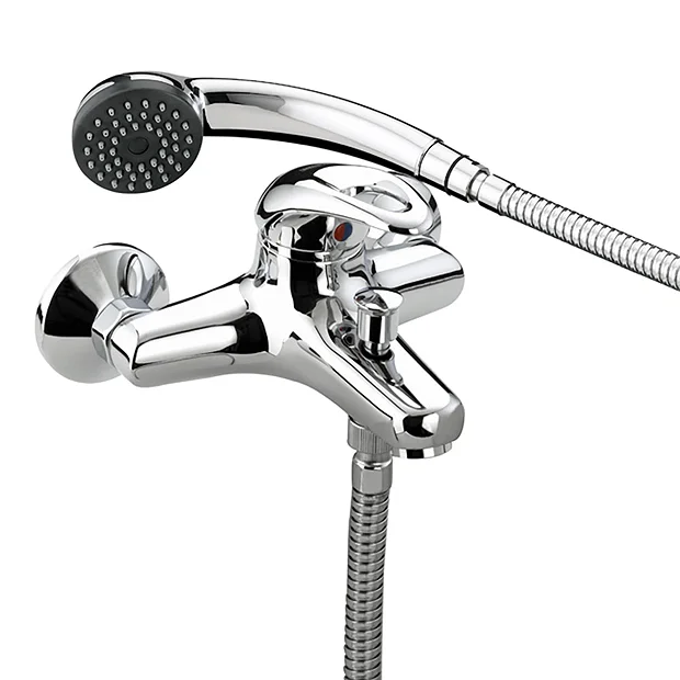 Bristan Java Contemporary Wall Mounted Bath Shower Mixer - Chrome 1 Bristan Java Contemporary Wall Mounted Bath Shower Mixer - Chrome