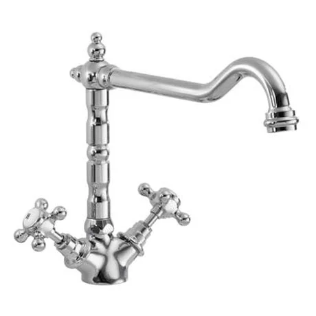 Nuie Traditional French Classic Sink Mixer - Chrome 1 Nuie Traditional French Classic Sink Mixer - Chrome