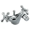 Bristan - Colonial Mono Bidet Mixer W/ Pop Up Waste - Chrome Plated