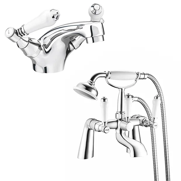 Lancaster Traditional Tap Package (Bath + Basin Tap) 2 Lancaster Traditional Tap Package (Bath + Basin Tap) - Image 2