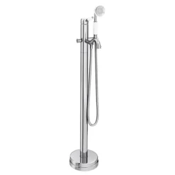 Lancaster Traditional Chrome Single Lever Freestanding Bath Shower Mixer -Faucet Shop lch8fs d1