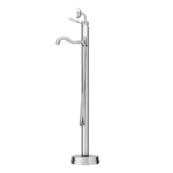 Lancaster Traditional Chrome Single Lever Freestanding Bath Shower Mixer -Faucet Shop lch8fs d4