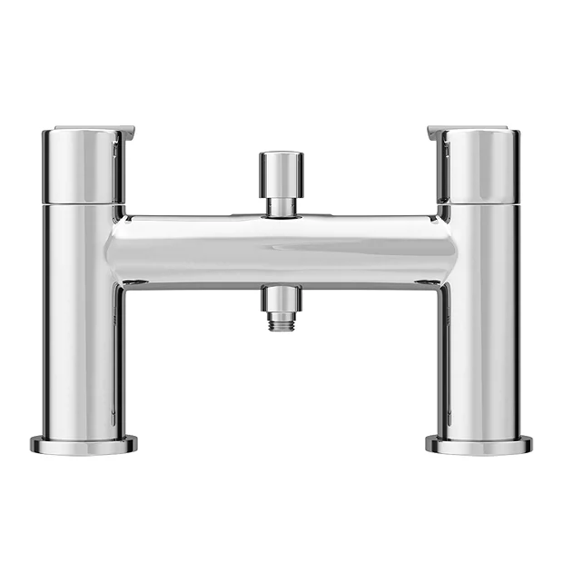 Luna Waterfall Bath Shower Mixer With Shower Kit - Chrome 1 Luna Waterfall Bath Shower Mixer With Shower Kit - Chrome