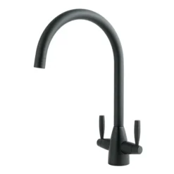 JTP Blink Matt Black Dual Lever Kitchen Sink Mixer -Faucet Shop mbbl182 d1