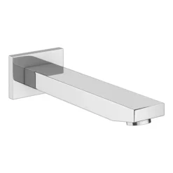 Milan Modern Wall Mounted Bath Spout - Chrome