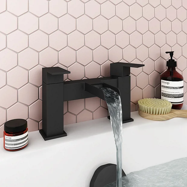 Monza Matt Black Bathroom Taps - Bath And Basin 3 Monza Matt Black Bathroom Taps - Bath And Basin - Image 3