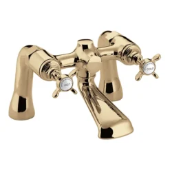 Bristan 1901 Traditional Bath Filler - Gold Plated