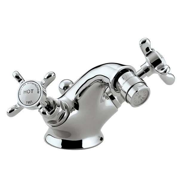 Bristan 1901 Bidet Mixer With Pop-up Waste - Chrome 1 Bristan 1901 Bidet Mixer With Pop-up Waste - Chrome