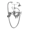 Old London - Chrome Edwardian Wall Mounted Bath Shower Mixer