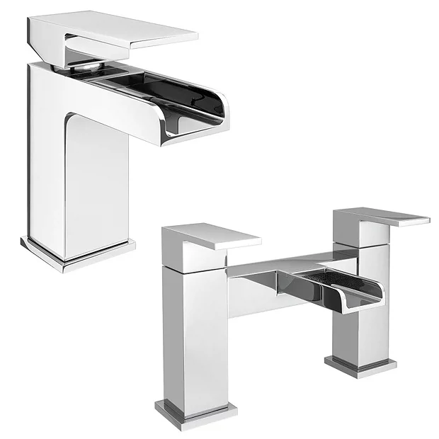 Monza Waterfall Tap Package (Bath + Basin Tap) 2 Monza Waterfall Tap Package (Bath + Basin Tap) - Image 2