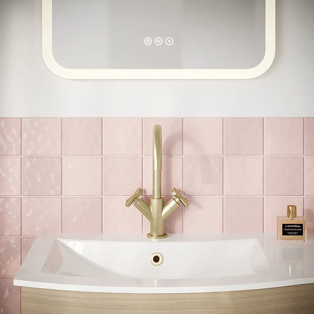 Crosswater MPRO Crosshead Brushed Brass Mono Basin Mixer 1 Crosswater MPRO Crosshead Brushed Brass Mono Basin Mixer