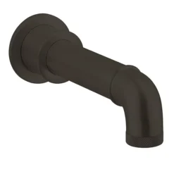Crosswater MPRO Industrial Wall Mounted Bath Spout - Carbon Black