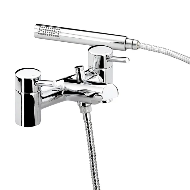 Bristan - Prism Contemporary Pillar Bath Shower Mixer - Chrome 1 Bristan - Prism Contemporary Pillar Bath Shower Mixer - Chrome