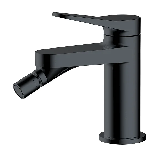 RAK Petit Round Bidet Mixer Tap Matt Black 1 RAK Petit Round Bidet Mixer Tap Matt Black