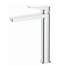 RAK Petit Square Tall Basin Mixer Tap Chrome