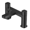 RAK - Petit Square Deck Bath Shower Mixer Matt Black