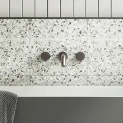 Arezzo Round Gunmetal Grey Wall Mounted (3TH) Bath Filler Tap 6 Arezzo Round Gunmetal Grey Wall Mounted (3TH) Bath Filler Tap -Faucet Shop rdgm3thf n d1