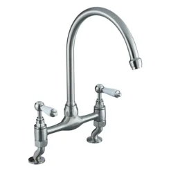 Bristan - Renaissance Deck Kitchen Sink Mixer - Brushed Nickel