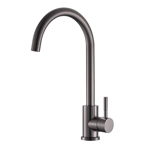 Reginox Taravo Single Lever Kitchen Mixer Tap - Gunmetal 1 Reginox Taravo Single Lever Kitchen Mixer Tap - Gunmetal