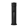Toreno Matt Black Round Basin Mono Mixer Tap