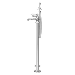Chatsworth 1928 Traditional White Lever Freestanding Bath Shower Mixer Tap -Faucet Shop trad011dfs d4