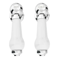 Chatsworth 1928 Traditional White Lever Bath Filler Tap 7 Chatsworth 1928 Traditional White Lever Bath Filler Tap -Faucet Shop trad018d d1