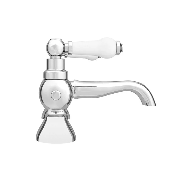 Chatsworth 1928 Traditional White Lever Bath Filler Tap 4 Chatsworth 1928 Traditional White Lever Bath Filler Tap - Image 4