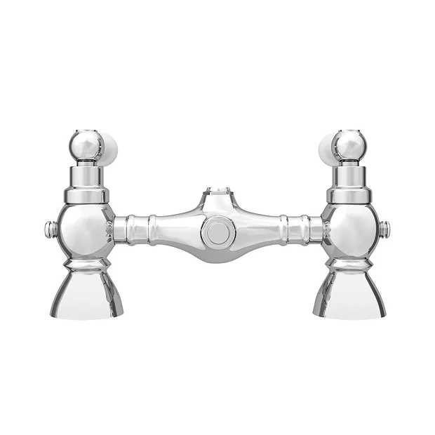 Chatsworth 1928 Traditional White Lever Bath Filler Tap 1 Chatsworth 1928 Traditional White Lever Bath Filler Tap