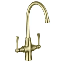 Trafalgar Brushed Brass Kitchen Tap -Faucet Shop trktbb d1