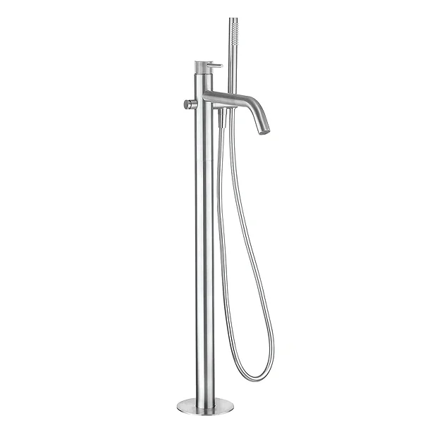 Crosswater 3ONE6 Stainless Steel Freestanding Bath Shower Mixer 1 Crosswater 3ONE6 Stainless Steel Freestanding Bath Shower Mixer