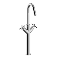 Heritage Salcombe Tall Basin Mixer - Chrome