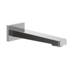 Villeroy & Boch Villeroy And Boch Architectura Chrome Wall Mounted Square Bath Spout