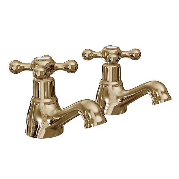 Victoria Gold Traditional Bath Taps 1 Victoria Gold Traditional Bath Taps