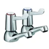 Bristan - Value Lever Bath Taps - Chrome Plated W/ Ceramic Disc Valves