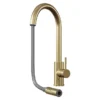Venice Brushed Brass Kitchen Sink Mixer With Pull-Out Hose And Spray Head